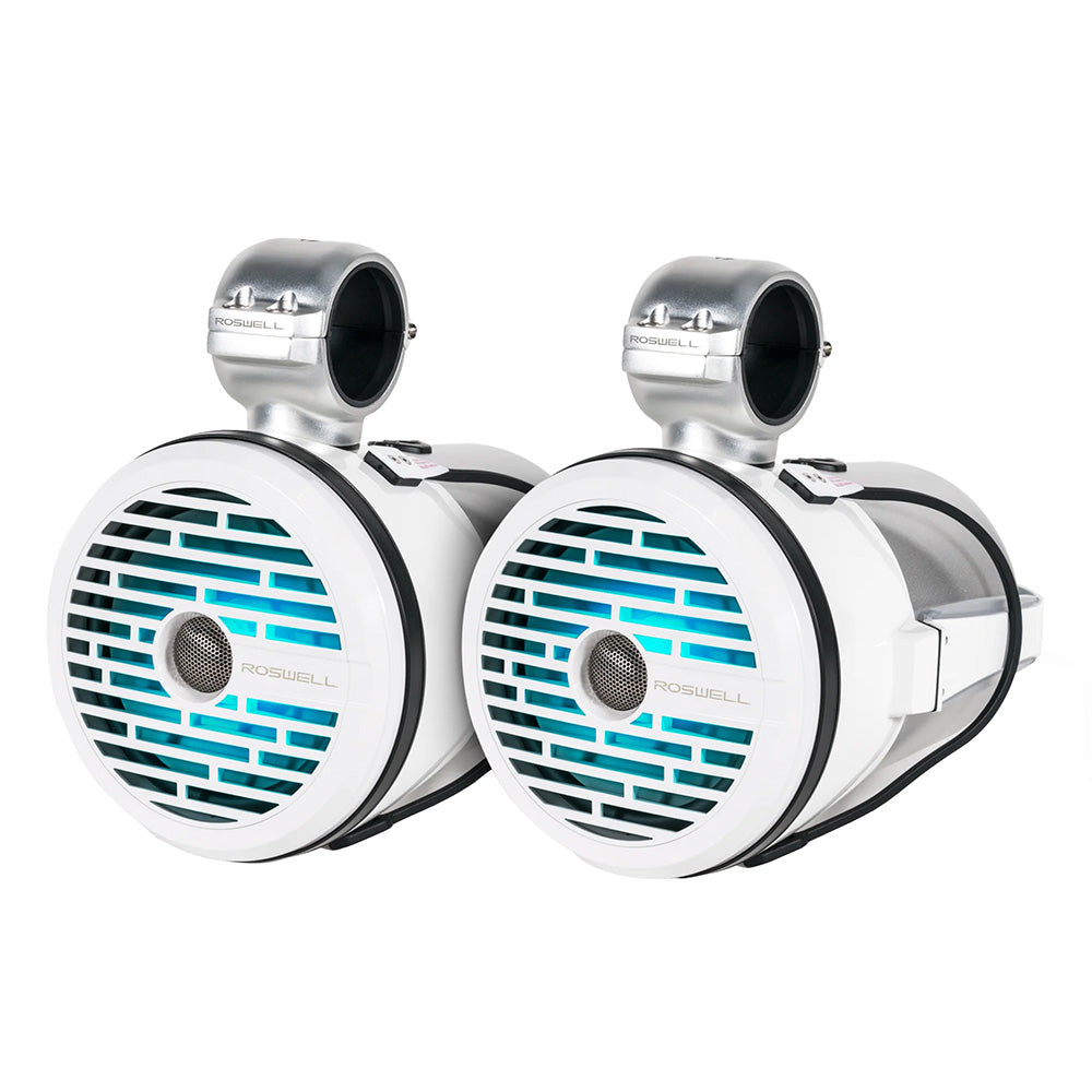 Roswell R1 8 Tower Speakers  White  100W RMS  200W Peak Power C9201710