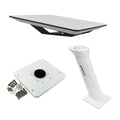 KVH Starlink Flat Panel Kit w16 Seaview Pedestal Mount  ADASTLKA Starlink Top Plate 721048SV16