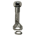 CE Smith 70 Series Screwless Flush Mount Rod Holder  15 Degree  Stainless Steel  Cast Bottom  Black Liner  Boxed 53677C