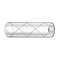 Trident Marine 34 x 50 Clear Reinforced PVC Hose Tubing Red  Blue Tracer 1620346