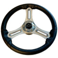 Schmitt Marine Torcello 14 Wheel  03 Series  Polyurethane Wheel wChrome Trim  Cap  Brushed Spokes  34 Tapered Shaft 