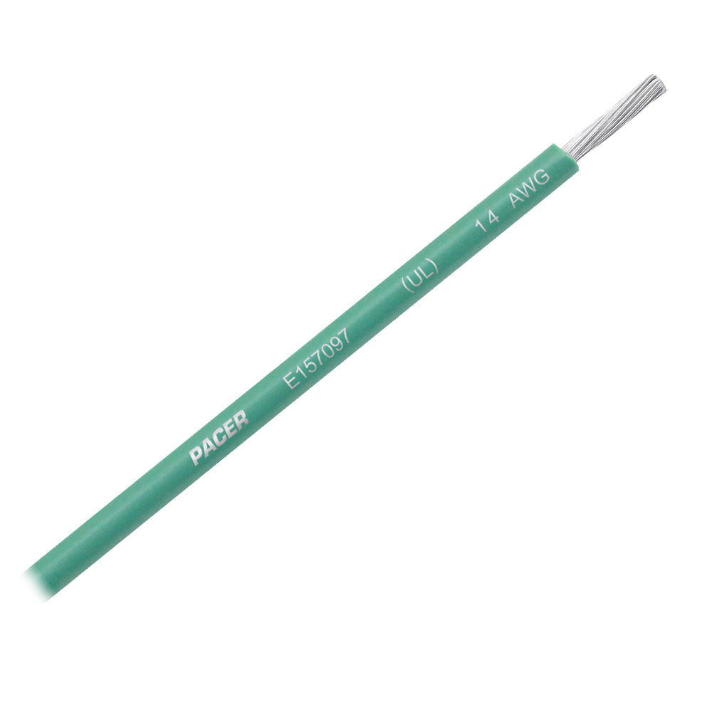Pacer Green 14 AWG Primary Wire  25 WUL14GN25