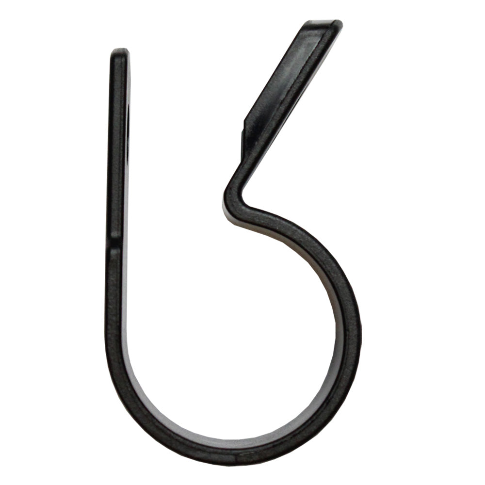 Pacer UV Resistant Nylon CClamps  12  Black  25 Pack BCCH0825BK