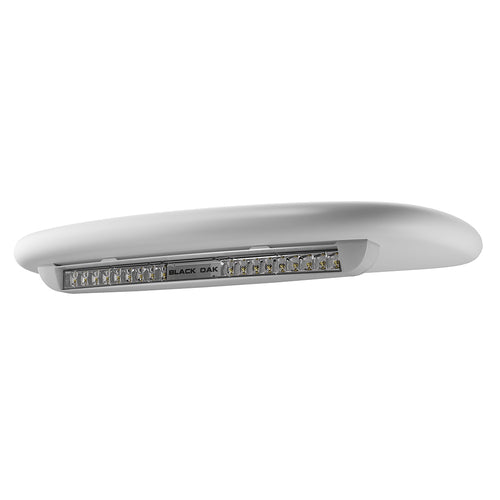 Black Oak Low Profile Marine Bar  Flood  Undermount  White LPWXU