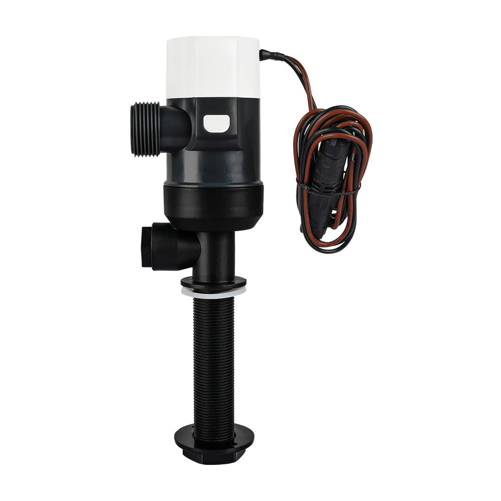 Commodore 1100 GPH Vertical Livewell Pump  Long  12V CMC311100L