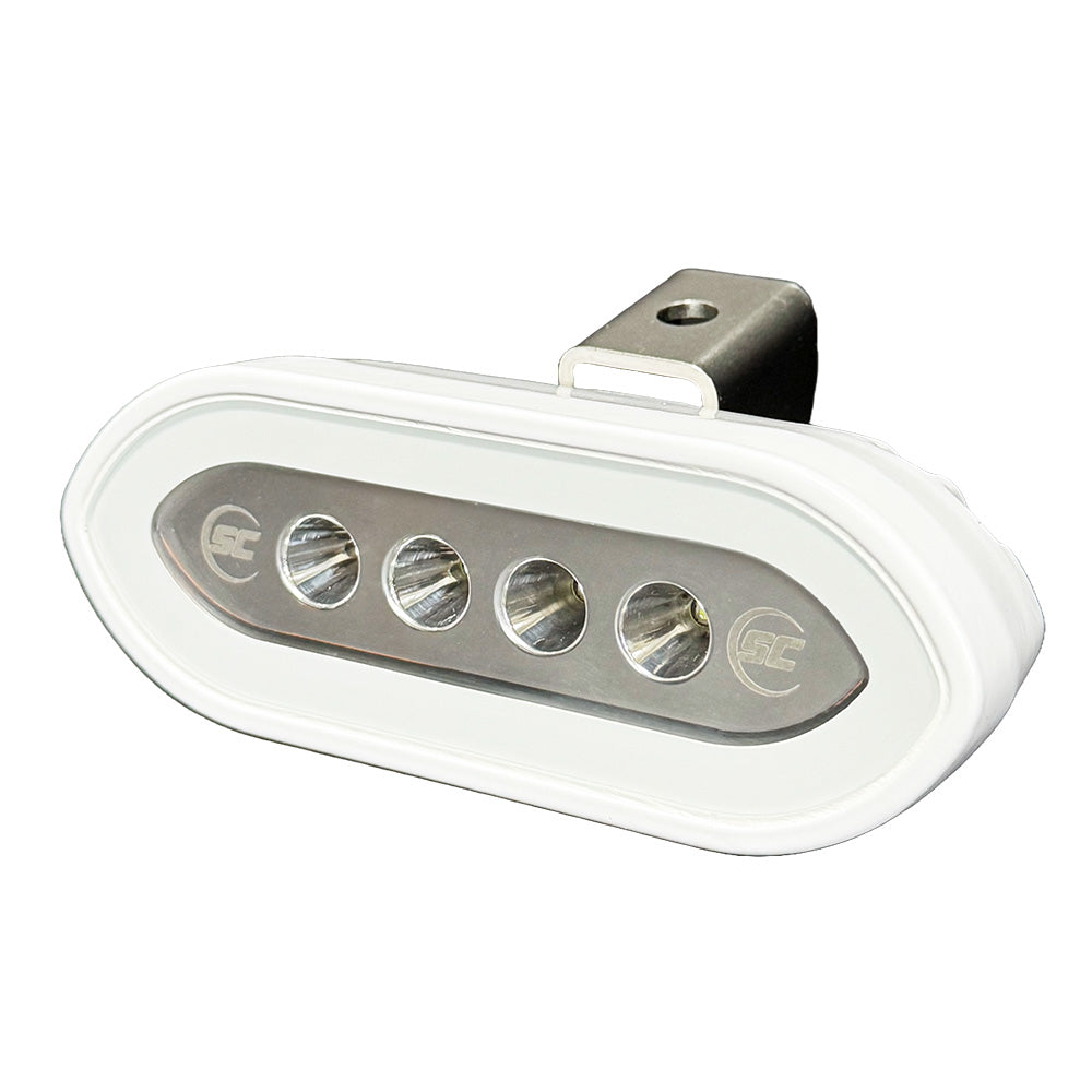 ShadowCaster Bracket Mount Spreader Light  White Housing  White SCMSLB4XGWWH