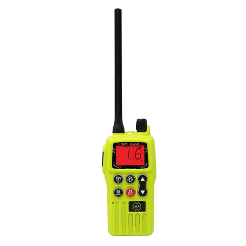 ACR SR303 Survival Radio VHF MultiChannel GMDSSFCCMED wReplaceable Lithium Ion Battery 4586