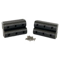 Caliber BunkWrap End Cap 2x6 Black Accessory Kit wStainless Steel Hardware 4Pack 23053BK