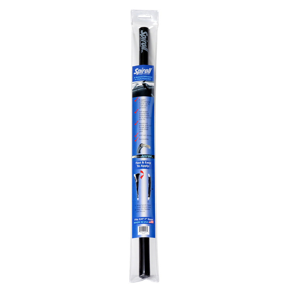 Spiroll Chafe Guard Black fLines up to 341 Diameter SPL24BCG