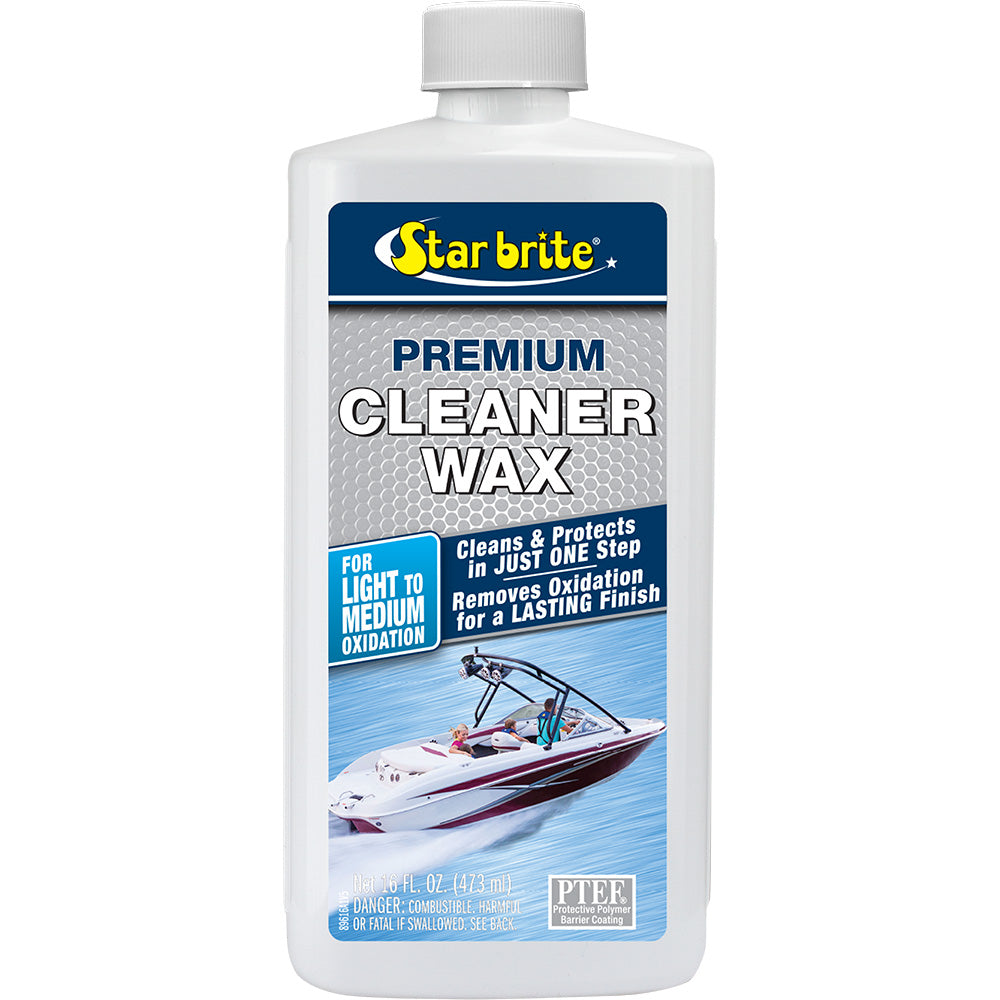 Star brite Premium Cleaner Wax  OneStep  16 oz 89616
