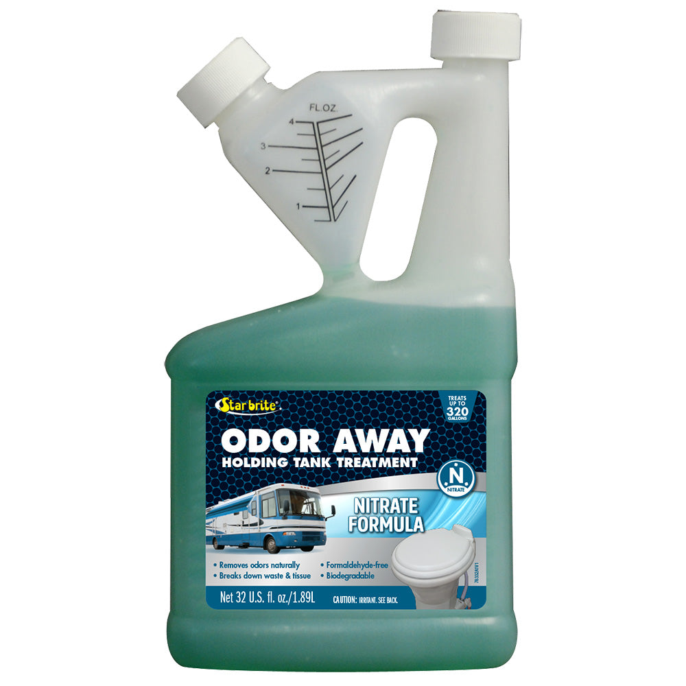 Star brite Odor Away Holding Tank Treatment  Nitrate Formula  32 oz 76332