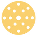 RUPES MULTIPURPOSE Paper Abrasive Discs 150mm 6  15 Holes  P180 Grit Box of 100pcs 945PD180