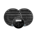 Aquatic AV GS2 Gauge Stereo  Pair of EC652 65 Black Speakers CK304