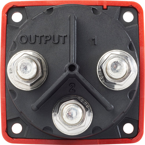 Blue Sea 6007 mSeries Mini Battery Switch Selector Four Position Red 6007