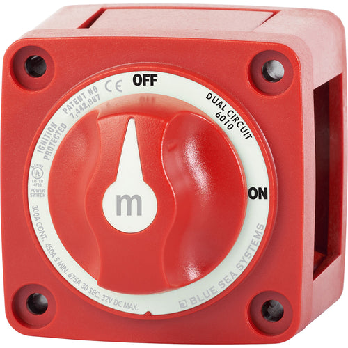 Blue Sea 6010 mSeries Mini Battery Switch Dual Circuit 6010