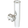 Lees ClampOn Rod Holder  Silver Aluminum  Horizontal Mount  Fits 2375  238 OD Pipe RA5205SL