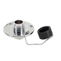 Whitecap CP Brass Outlet 234 Base 1 Depth P2454C