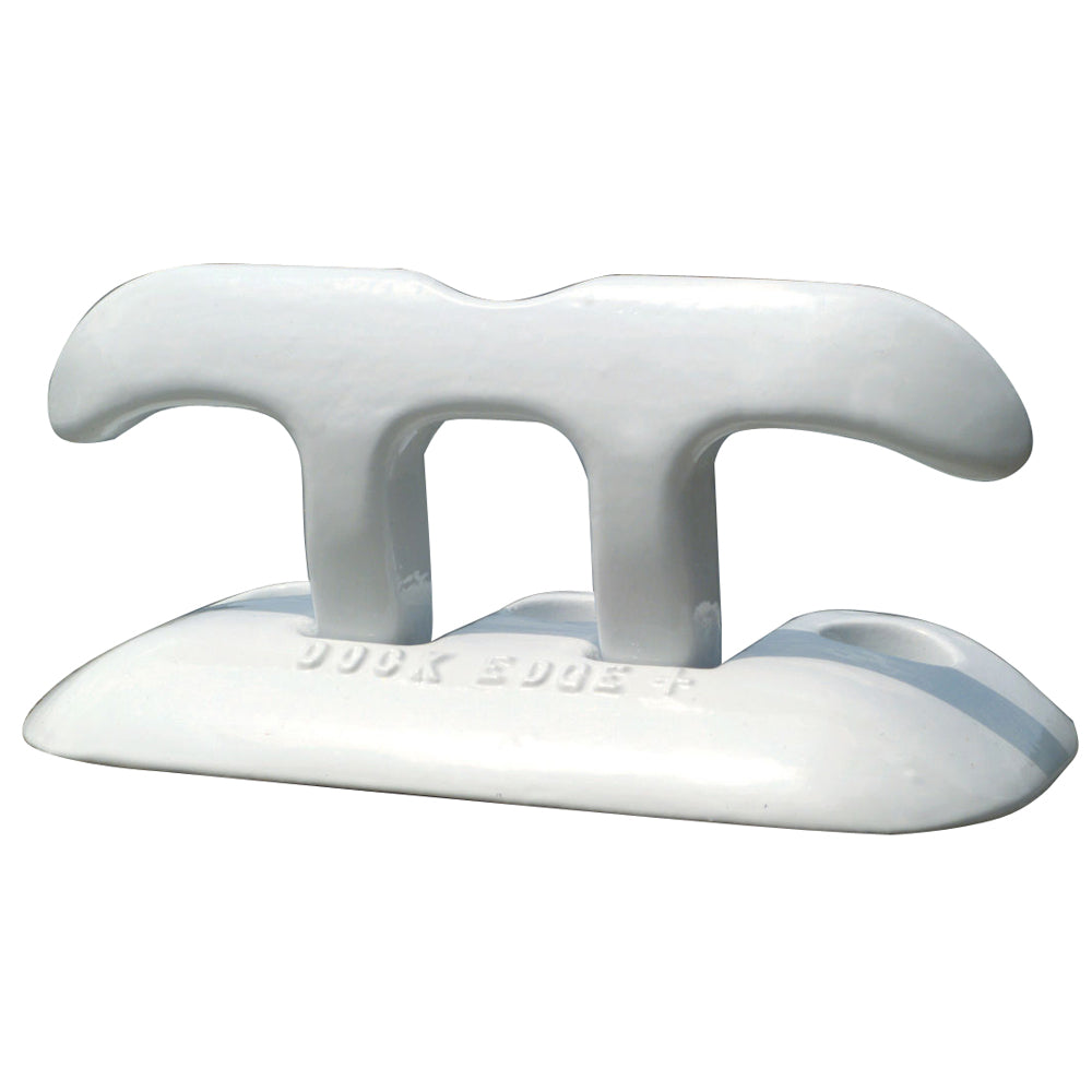 Dock Edge Flip Up Dock Cleat 8  White DE2608WF