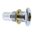 Perko 118 ThruHull Fitting f Hose Chrome Plated Bronze Made in the USA 035006ADPC