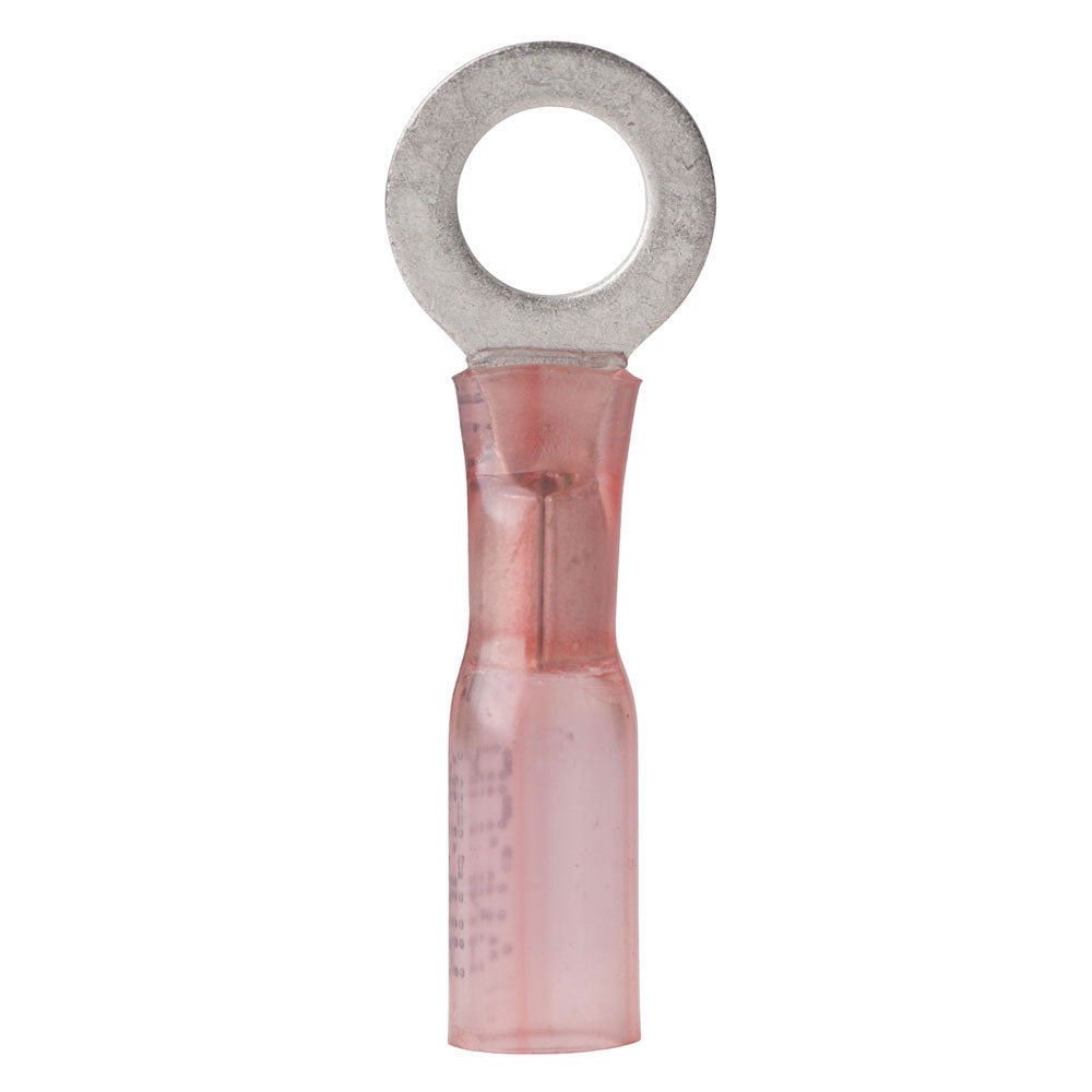 Ancor 2218 Gauge  8 Heat Shrink Ring Terminal  100Pack 310299