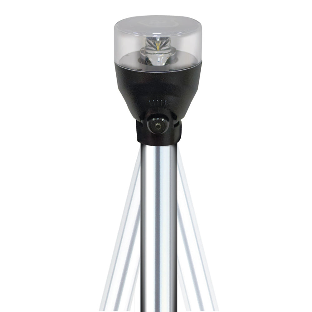 Attwood LED Articulating All Around Light  42 Pole 553042A7