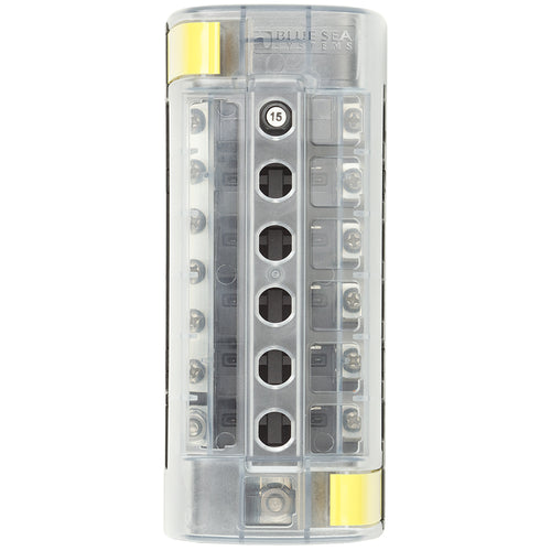 Blue Sea 5052 ST CLB Circuit Breaker Block  6 Position wNegative Bus 5052