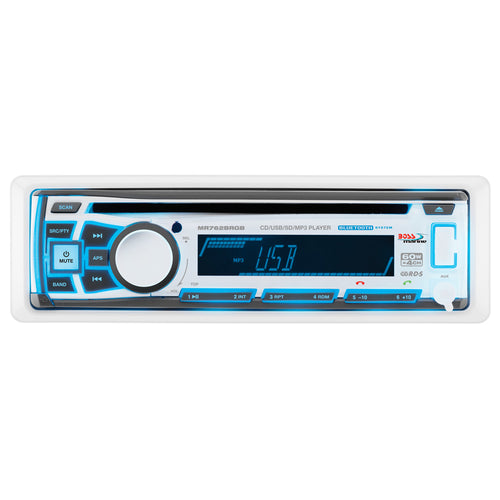 Boss Audio MR762BRGB Marine Stereo wAMFMCDBTUSB MR762BRGB