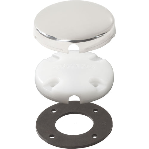 Blue Sea Side Entry CableClam wStainless Steel Dress Cap 1007100