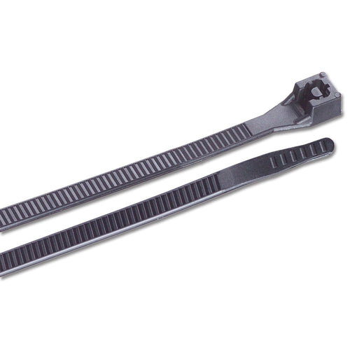Ancor 14 UV Black Standard Cable Zip Ties  100 Pack 199215