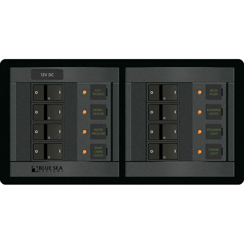Blue Sea 1225 12V DC 8 Position  Horizontal 1225