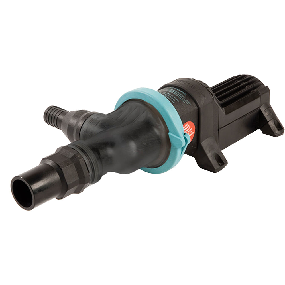 Whale Gulper Grouper Mk3 FishboxWaste Pump w90 Degree Ports  12V BP4772