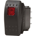 Blue Sea 7934 Contura II Switch DPST Black  OFFON 7934