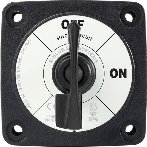 Blue Sea 6004200 Single Circuit ONOFF wLocking Key  Black 6004200