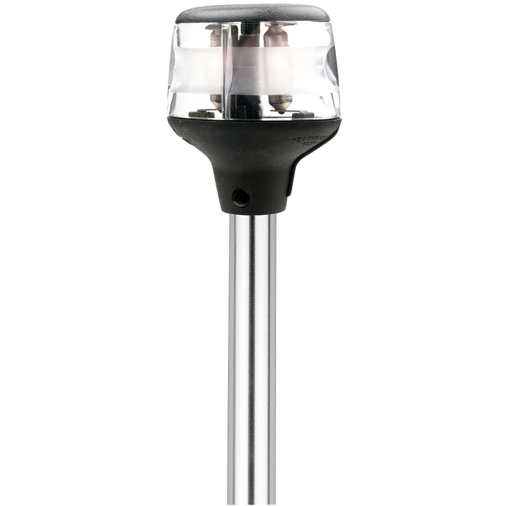 Attwood FoldDown Incandescent AnchorMasthead Light  20 Horizontal Composite Base  12V 7202P7