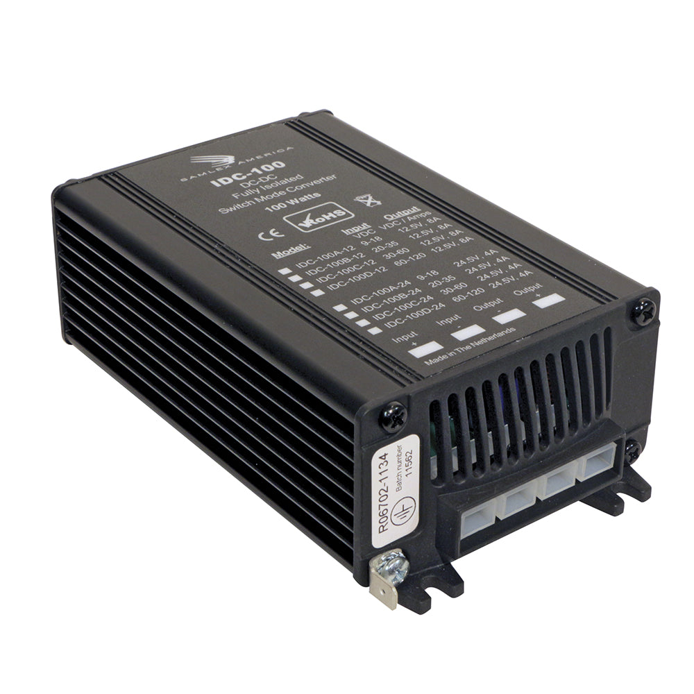 Samlex 100W Fully Isolated DCDC Converter  8A  2035V Input  125V Output IDC100B12