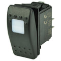 BEP SPST Contura Switch  1Amber LED  OFFON 1001801