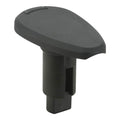 Attwood LightArmor PlugIn Base  2 Pin  Black  Teardrop 910T2PB7