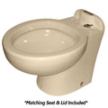 Raritan Marine Elegance  Household Style  Almond  Tall Angle Back  Freshwater Solenoid  Smart Toilet Control  12V