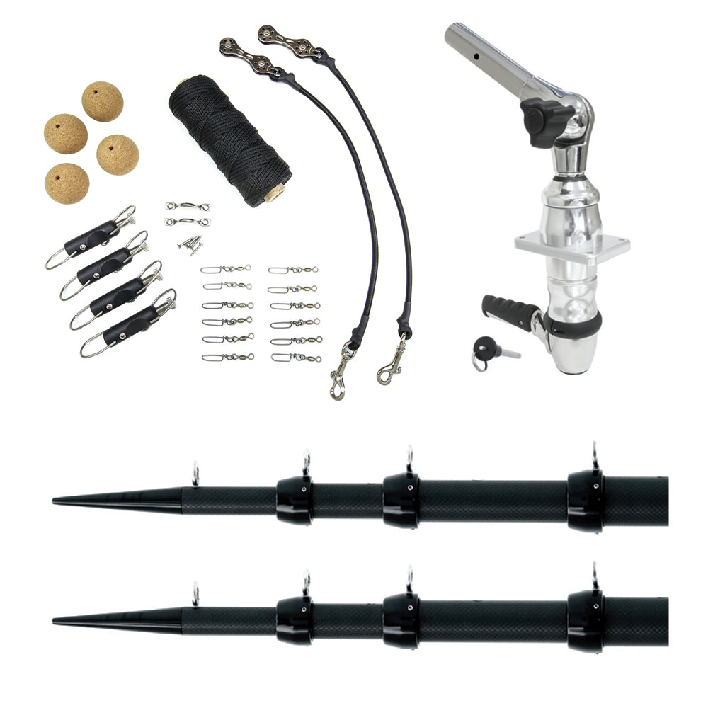 Tigress XD Top Mount System  18 Carbon Fiber BlackBlack Ultimate Rigging Kit 8867900