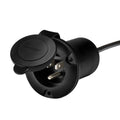 Guest AC Universal Plug Holder  Black 150PHB