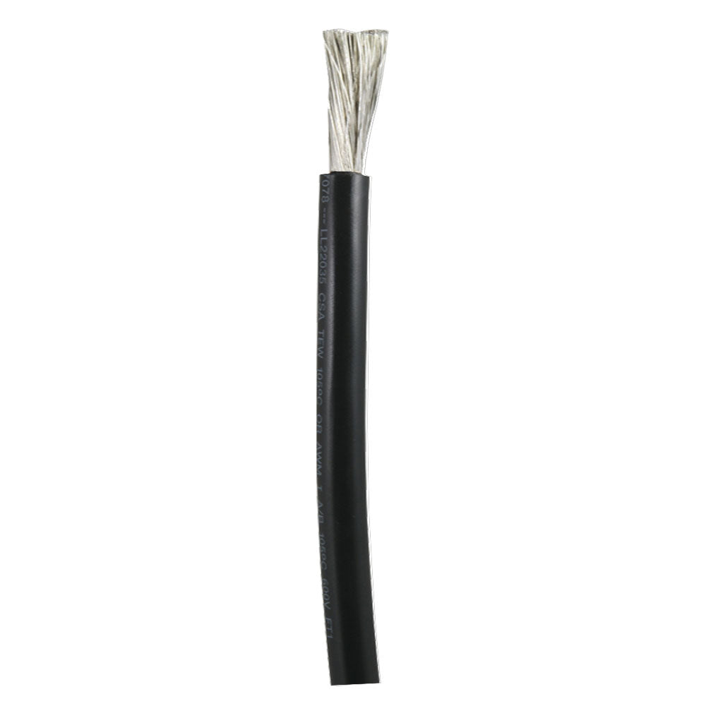 Ancor Tinned Copper Battery Cable 30 AWG 81mm  Black  Sold By The Foot 1180FT