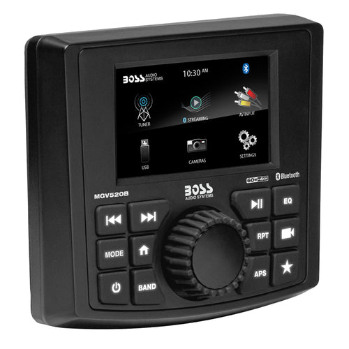 Boss Audio MGV520B Marine Stereo wAMFMBTUSBRear Camera MGV520B