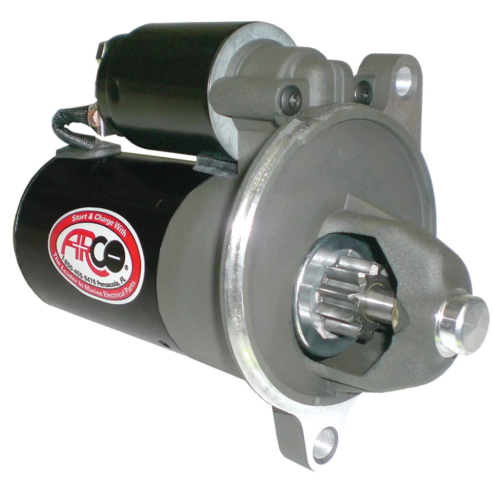 ARCO Marine HighPerformance Inboard Starter wGear Reduction  Permanent Magnet  Clockwise Rotation 70200