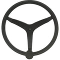 Uflex  V46  135 Stainless Steel Steering Wheel wSpeed Knob  Black V46B
