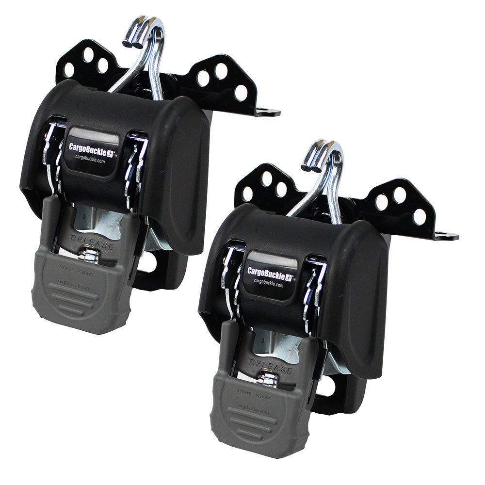 CargoBuckle Universal Ladder Rack TieDown System  2 Retractable TieDown  1 Pair F153180